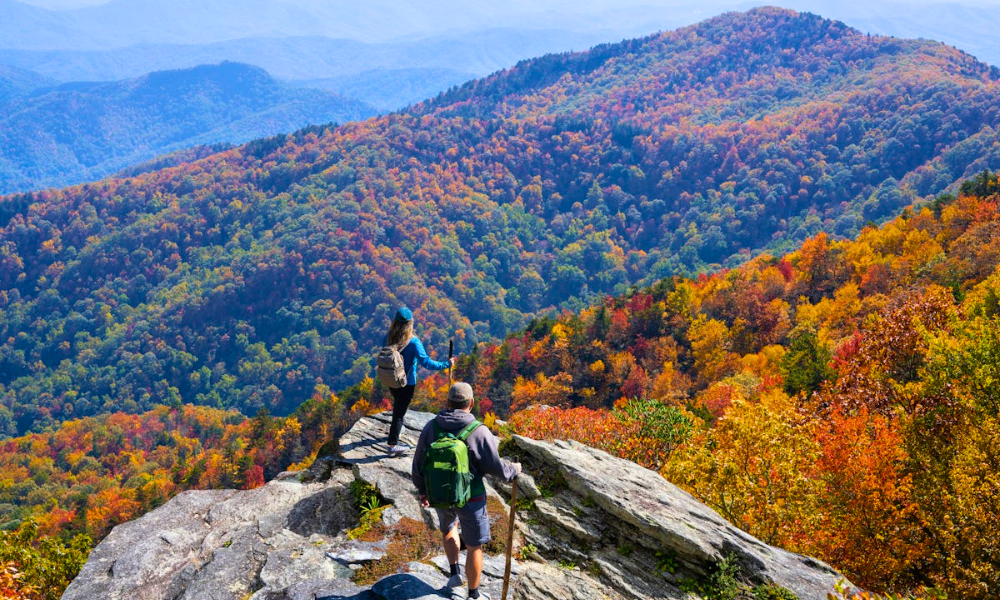 alt="scenic view of mountains in North Georgia after leaving Florida"